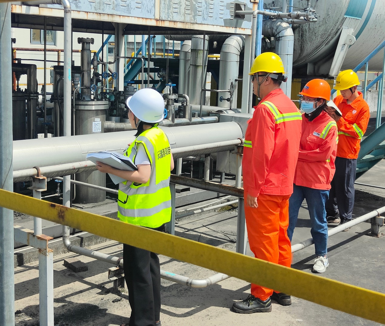 乐清湾公司开展加油加气站现场安全条件评估工作