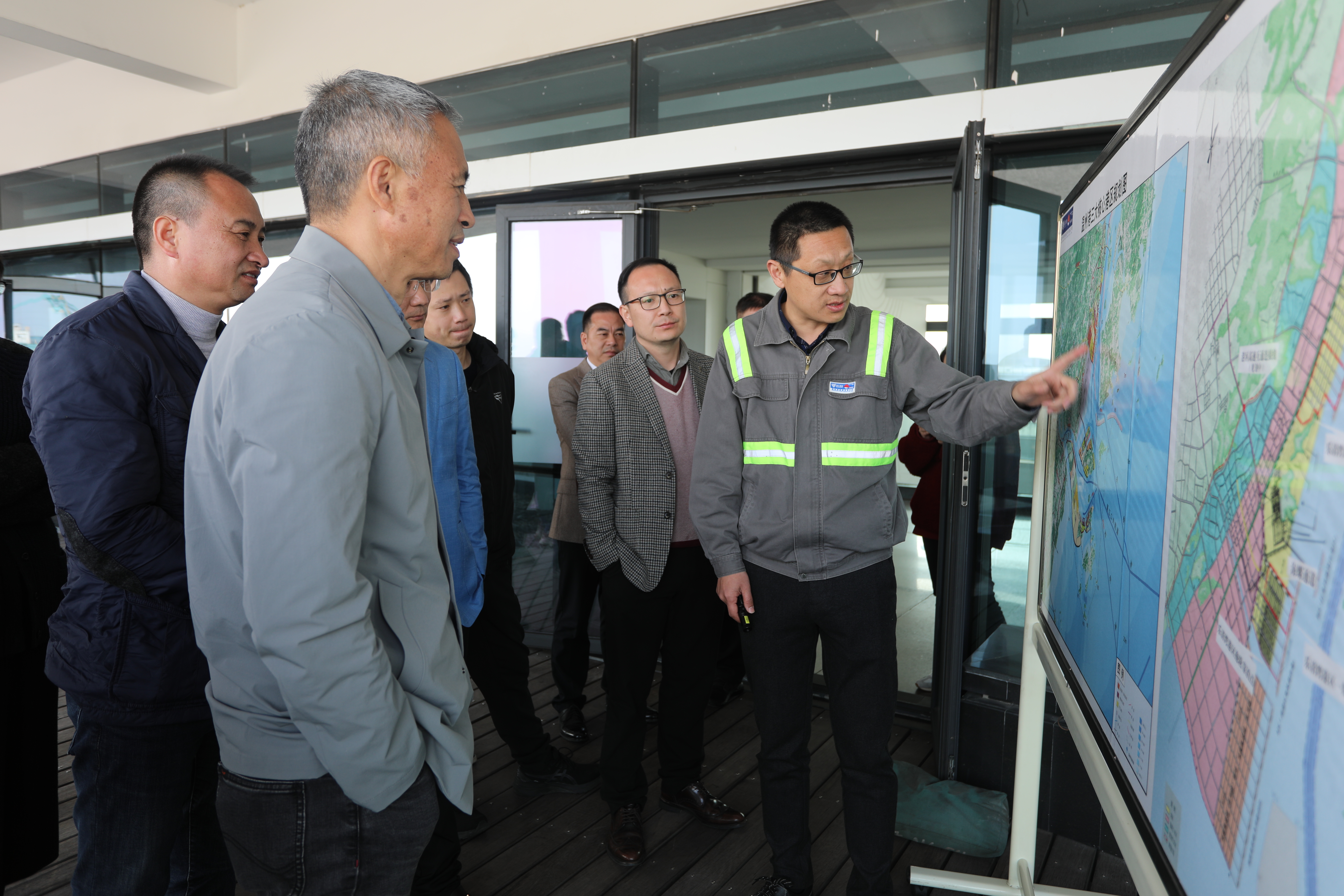 省海洋经济厅港航组一行到乐清湾港区 开展浙江省沿海港口布局规划专题调研工作