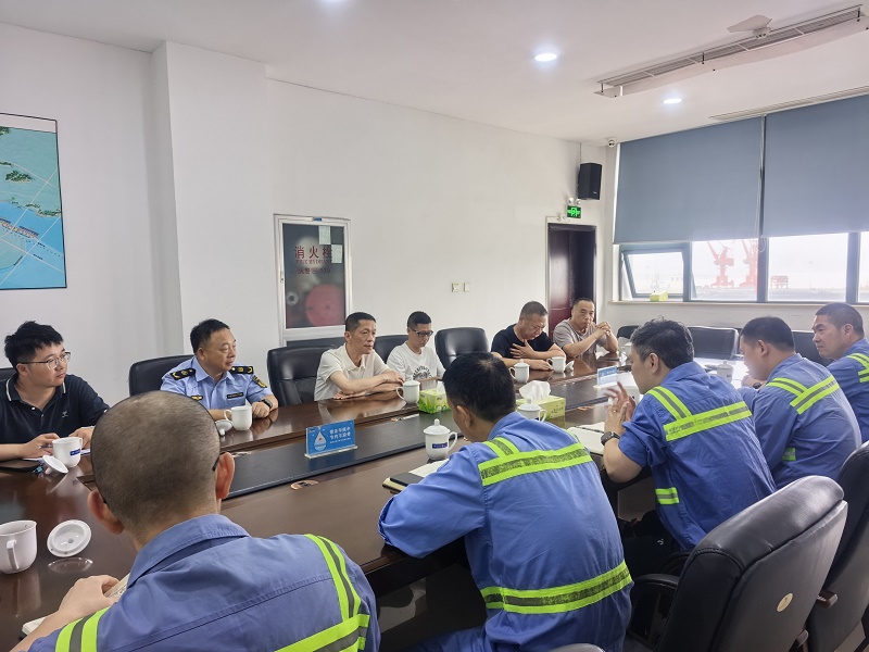 温州市交通运输局至温州港龙湾公司指导工作