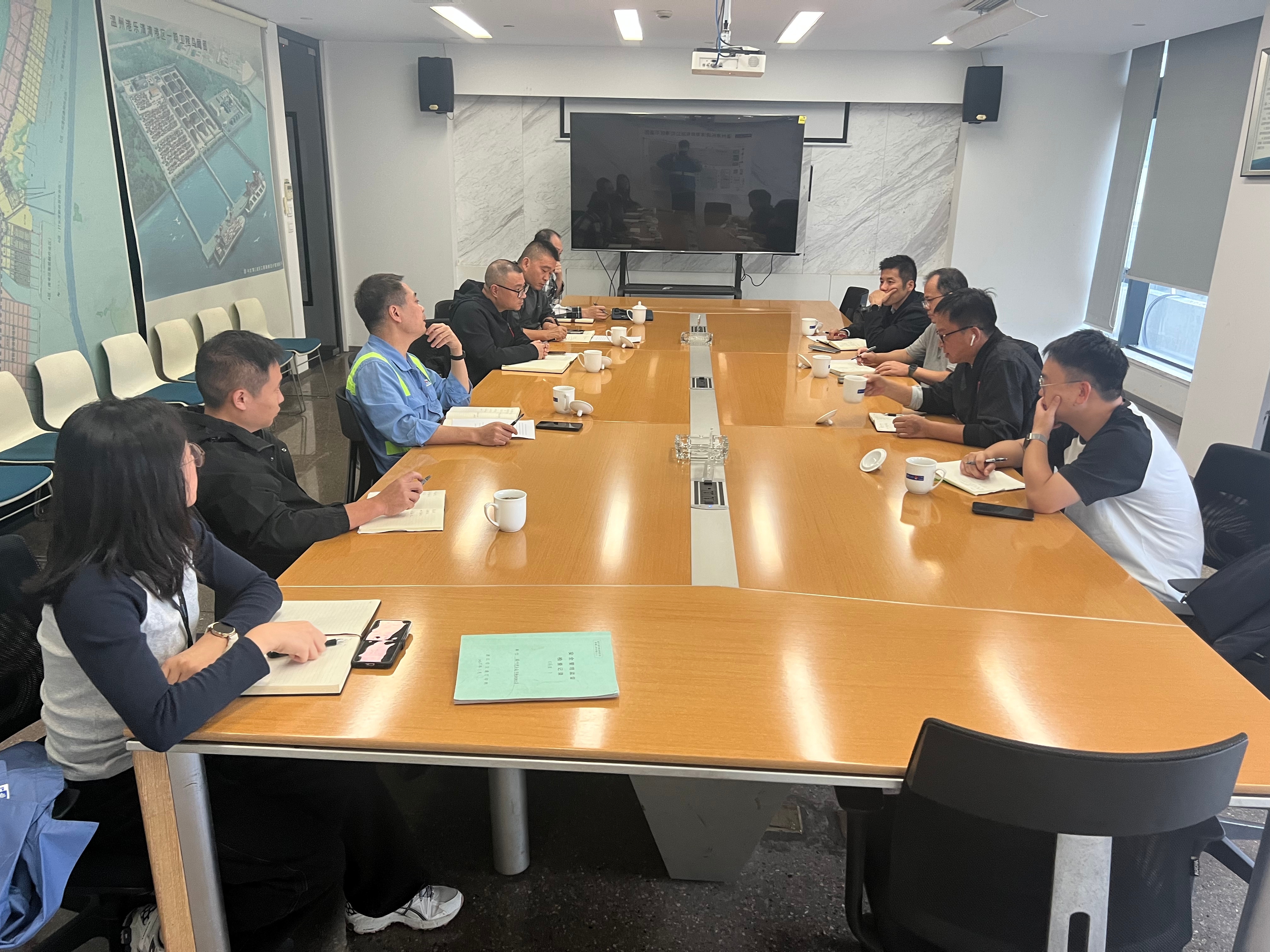 阳光采购公司赴乐清湾公司开展工作交流