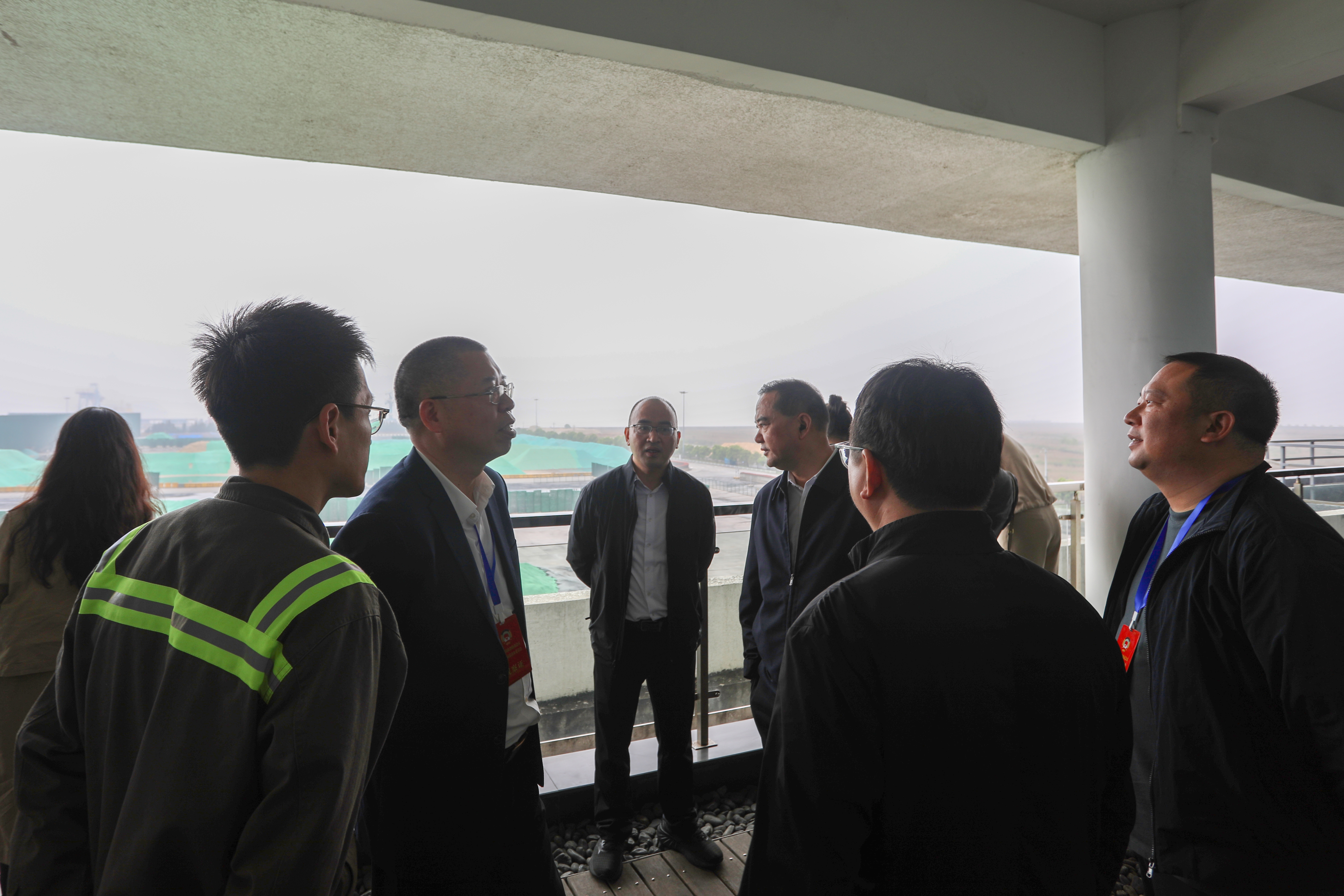 乐清市政协主席陈向东一行调研乐清湾公司