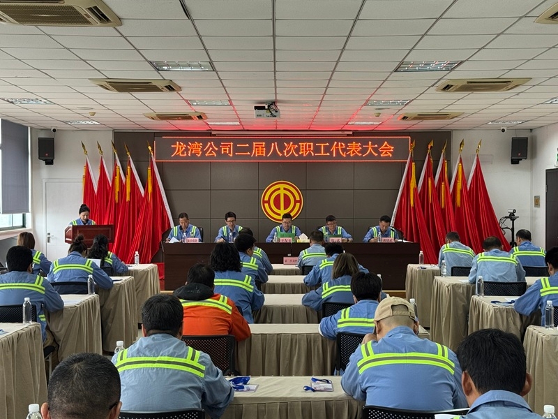 龙湾公司召开二届八次职工代表大会